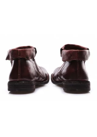 MANOVIA 52 | ANKLE BOOTS SIDE ZIP GENUINE LEATHER BROWN