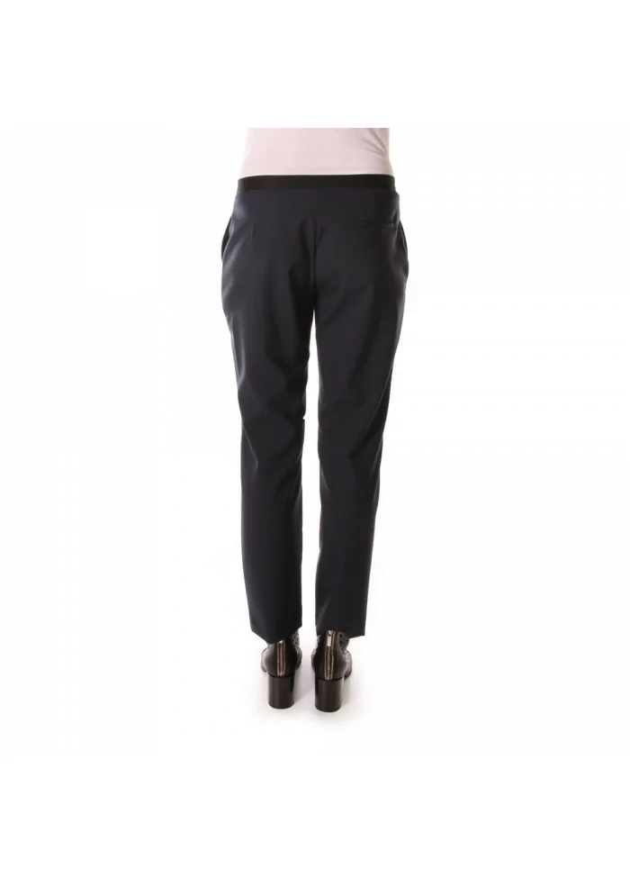 WOMEN'S CLOTHING TROUSERS BLUE SEMICOUTURE