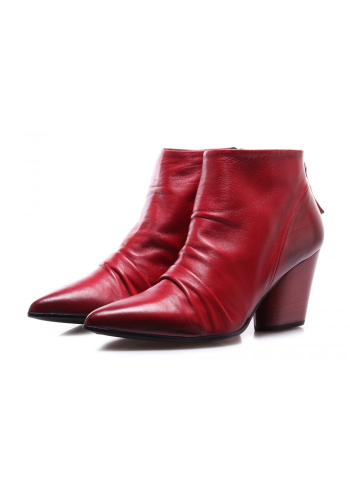 WOMEN'S SHOES BOOTS RED HALMANERA