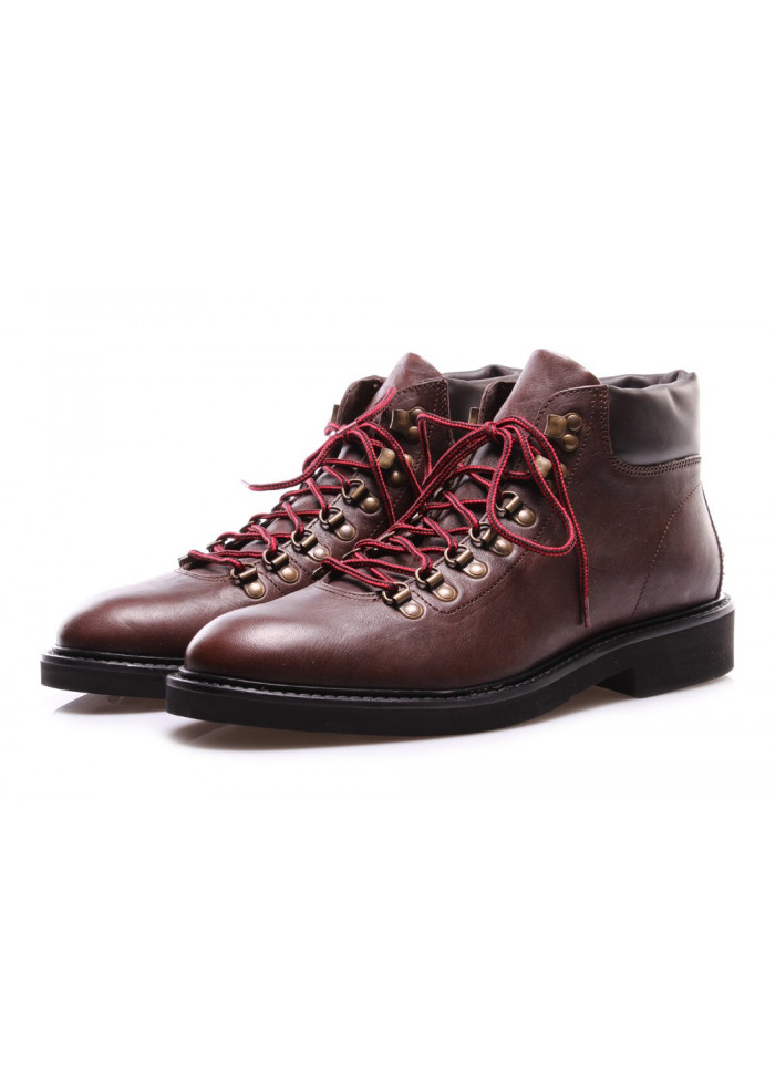 Mens Shoes Boots Casual boots for Men Tods Leather Ankle Boots in Dark Brown Brown 