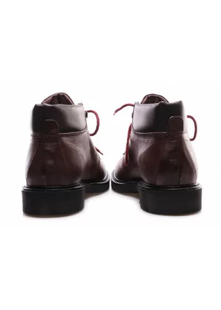 MANOVIA 52 | LACE-UP ANKLE-BOOTS LEATHER DARK BROWN