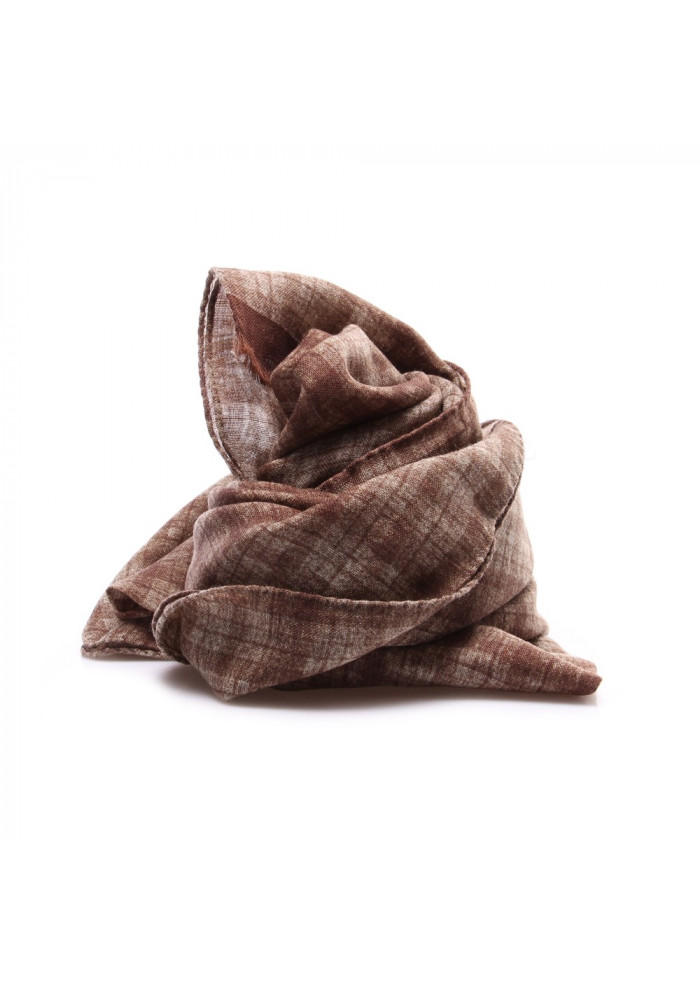 DERNA | MEN'S SCARF DANDY STREET | VIRGIN WOOL BROWN MEN'S SCARF DANDY STREET | VIRGIN WOOL BROWN