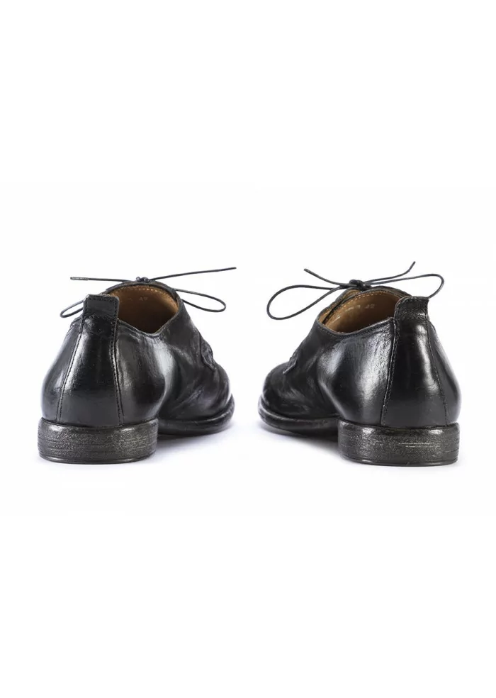 MEN'S SHOES FLAT SHOES IN LEATHER HANDMADE BLACK MOMA