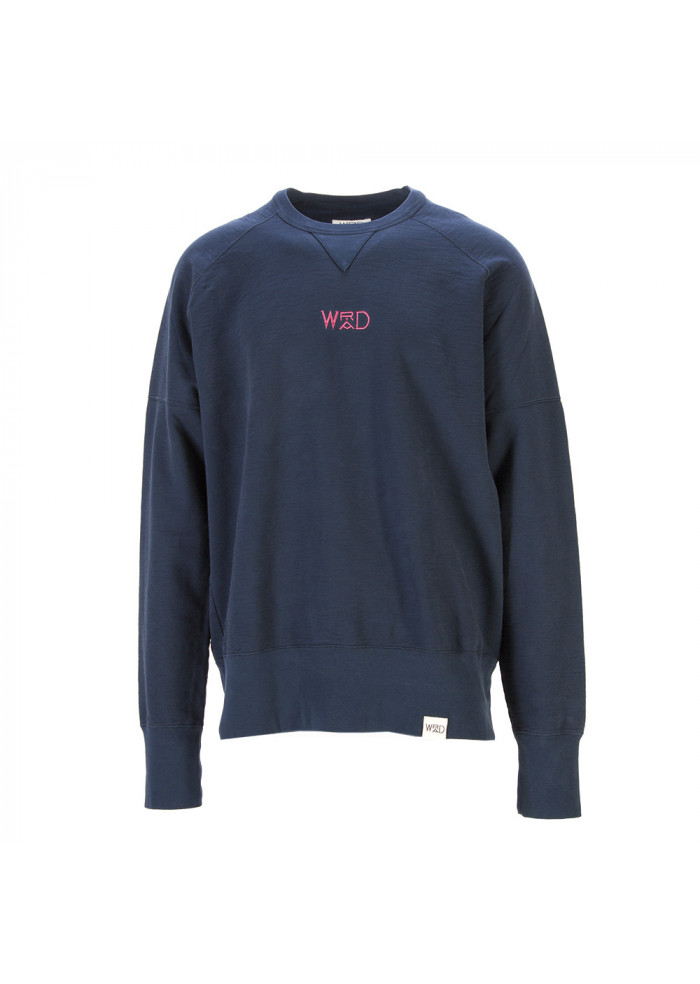 DERNA | UNISEX CLOTHING SWEATSHIRT 100% ORGANIC COTTON NAVY BLUE WRAD UNISEX CLOTHING SWEATSHIRT 100% ORGANIC COTTON NAVY BLUE WRAD