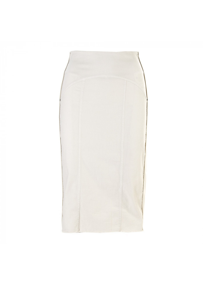 white chalk skirt