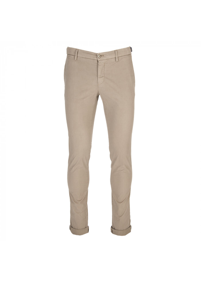 DERNA | MEN'S CLOTHING TROUSERS CHINO STRETCH COTTON BEIGE SAND MASON'S MEN'S CLOTHING TROUSERS CHINO STRETCH COTTON BEIGE SAND MASON'S