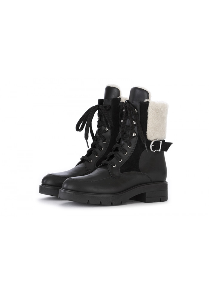 lace up black womens boots