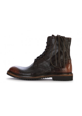 MEN'S LACE UP ANKLE BOOTS LORENZI | 10214 DARK BROWN