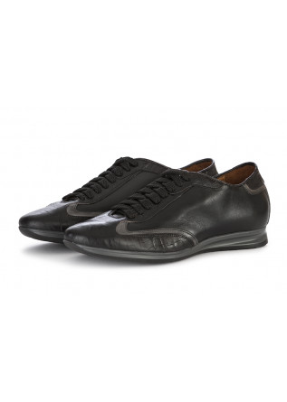 100% FATTO IN ITALIA | LACE UP SHOES CARBON BLACK GREY