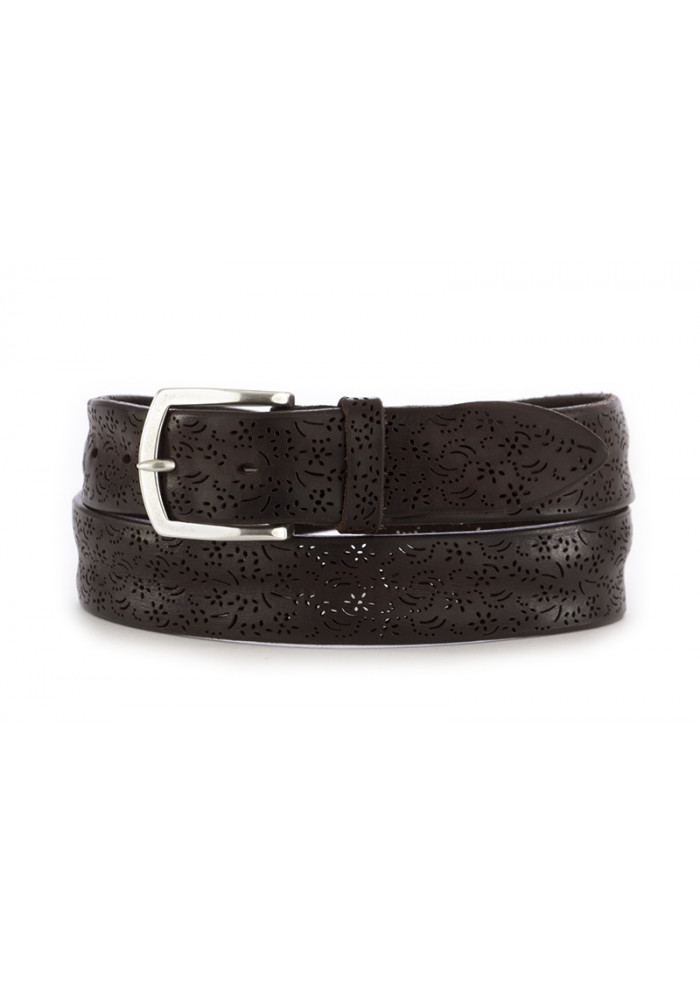 DERNA | MEN'S BELT ORCIANI "BULL SOFT"| DARK BROWN MEN'S BELT ORCIANI "BULL SOFT"| DARK BROWN