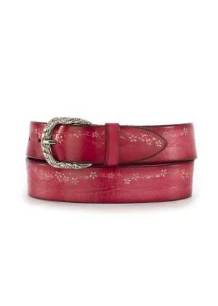 CINTURA DONNA ORCIANI "STAIN SOAPY" | ROSSO