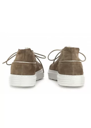 MOMA | SNEAKERS "OLIVER" NAPPA LEATHER BARK BROWN