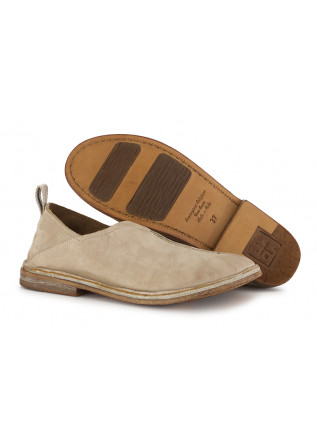 kaustisk Ordliste At hoppe WOMEN'S FLAT SHOES MOMA | BEIGE / GREY SUEDE