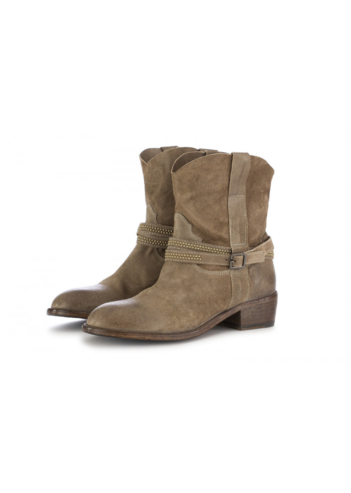 damen stiefel grau wildleder