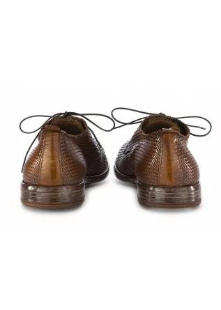 MOMA | LACE-UP FLAT SHOES "INTRECCIO MICRO" BROWN