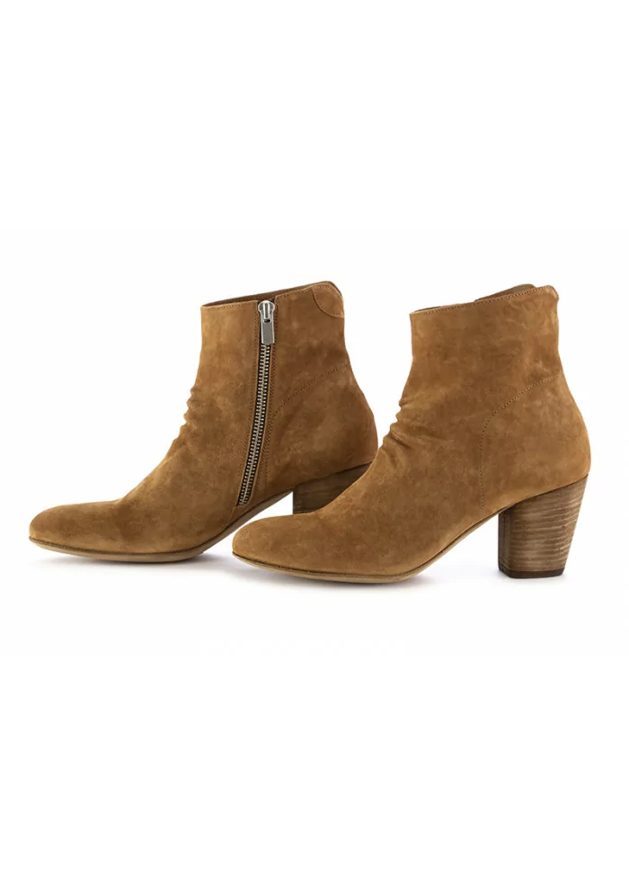 WOMEN'S ANKLE BOOTS OFFICINE CREATIVE BROWN SUEDE