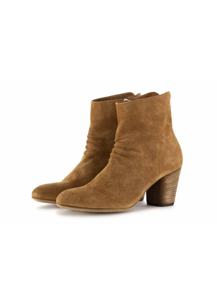 WOMEN'S ANKLE BOOTS OFFICINE CREATIVE BROWN SUEDE