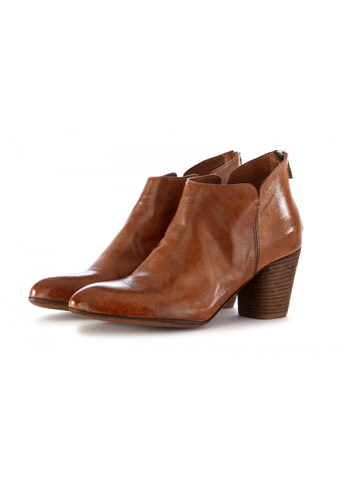 DERNA | WOMEN'S ANKLE BOOTS OFFICINE CREATIVE | BROWN LEATHER WOMEN'S ANKLE BOOTS OFFICINE CREATIVE | BROWN LEATHER