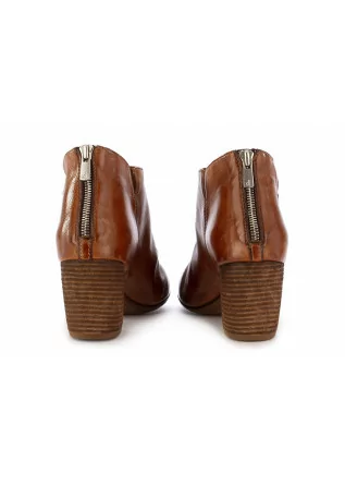 OFFICINE CREATIVE | ANKLE BOOTS HEEL BROWN LEATHER