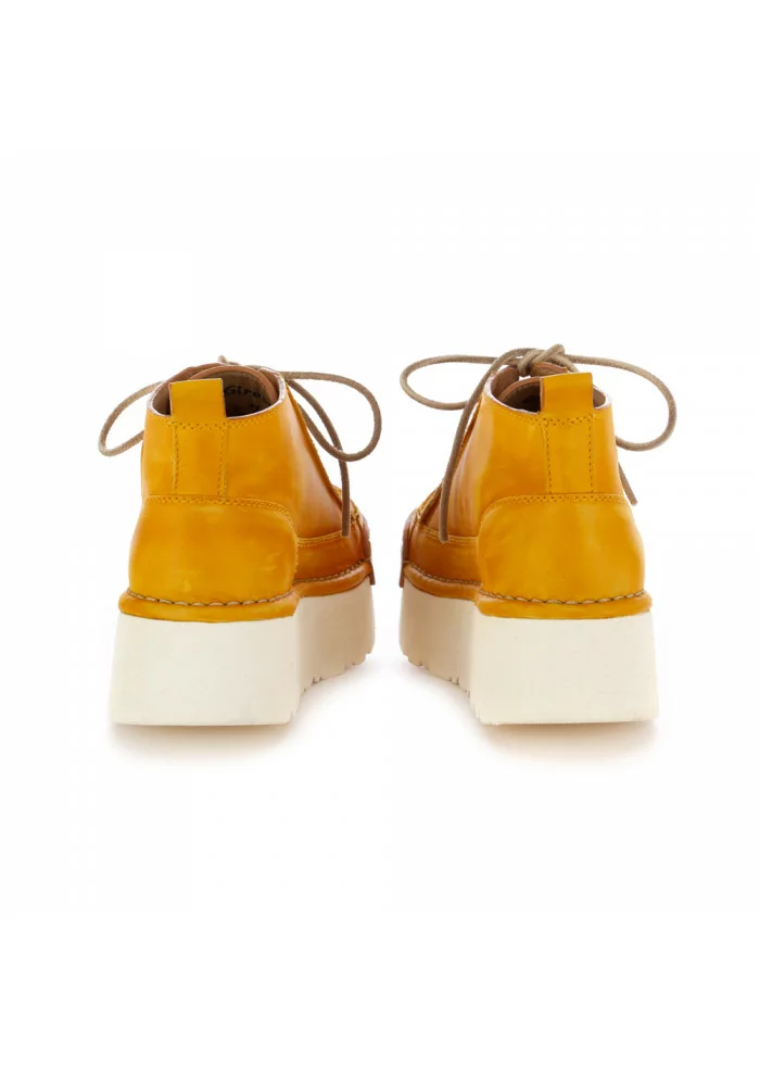 WOMEN'S PLATFORM SHOES BNG REAL SHOES YELLOW