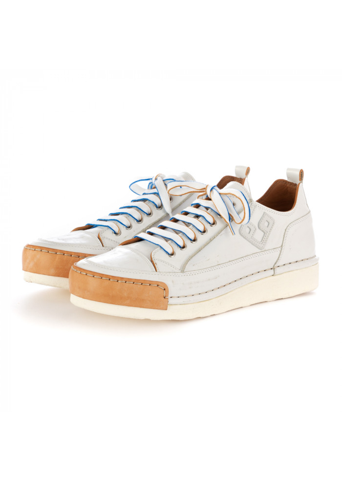 DERNA | MEN'S FLAT SHOES BNG REAL SHOES | "LA VINTAGE" WHITE MEN'S FLAT SHOES BNG REAL SHOES | "LA VINTAGE" WHITE