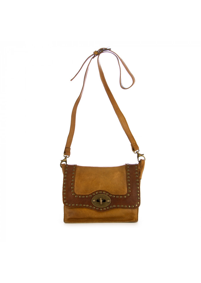 DERNA | WOMEN'S CROSSBODY BAG REHARD | VINTAGE KHAKI LEATHER WOMEN'S CROSSBODY BAG REHARD | VINTAGE KHAKI LEATHER