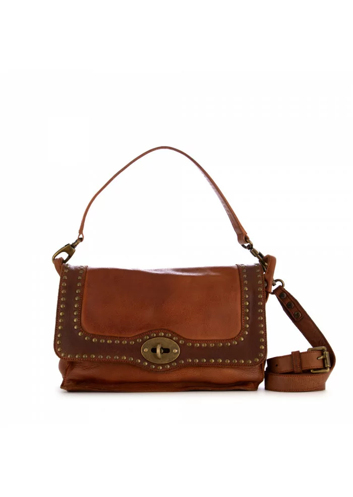 women's shoulder bag rehard vintage brown leather