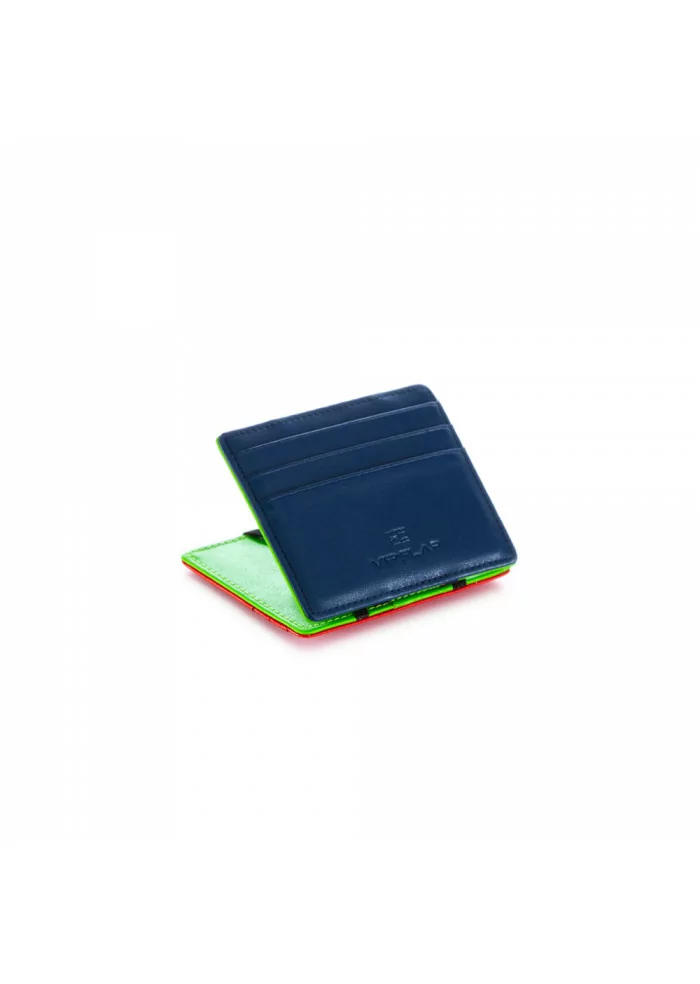 men's wallet vip flap pop blue green red