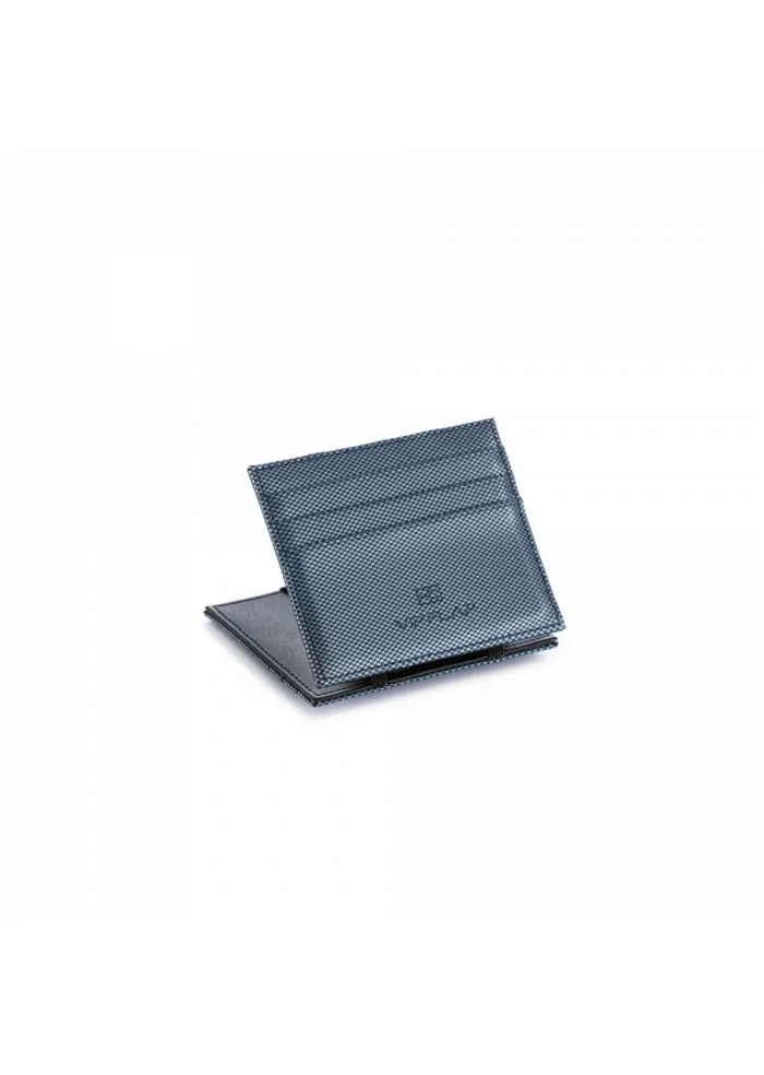 men's wallet vip flap carbon blue