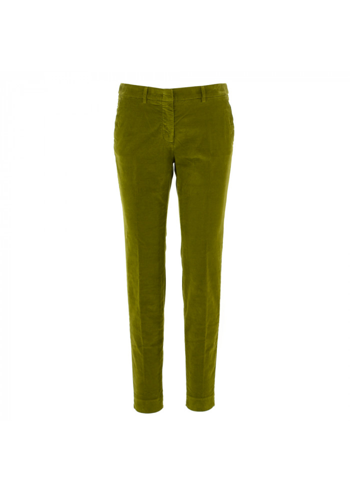 DERNA | WOMEN'S TROUSERS "NEW YORK" MASON'S | GREEN WOMEN'S TROUSERS "NEW YORK" MASON'S | GREEN