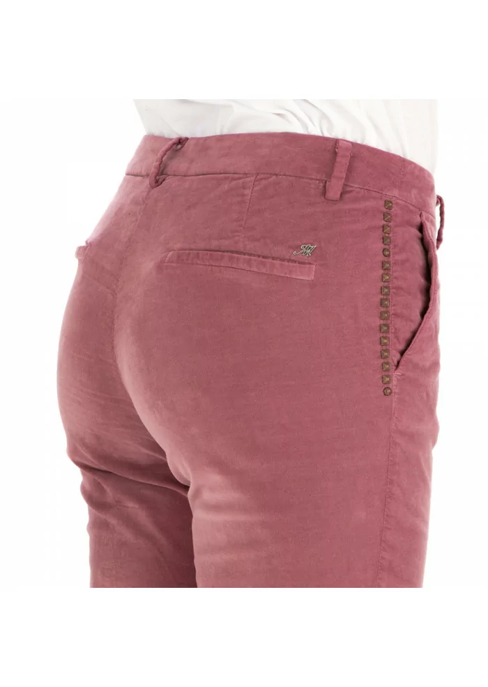 women's trousers mason's pink purple