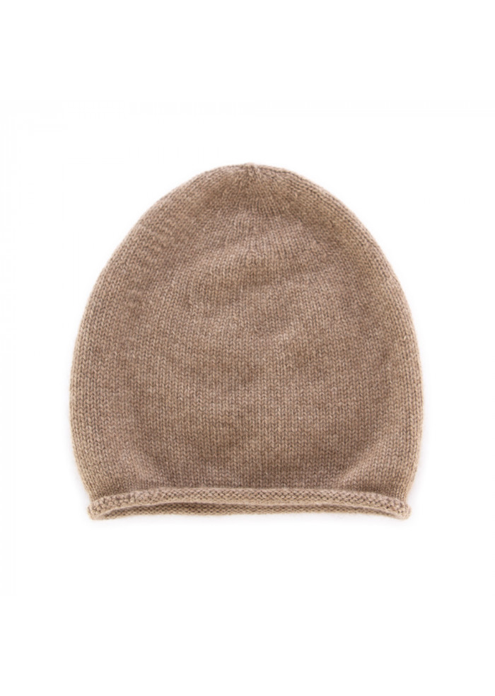 DERNA | UNISEX BEANIE "CUPOLA RASATA" RIVIERA | 100% CASHMERE LIGHT BROWN UNISEX BEANIE "CUPOLA RASATA" RIVIERA | 100% CASHMERE LIGHT BROWN