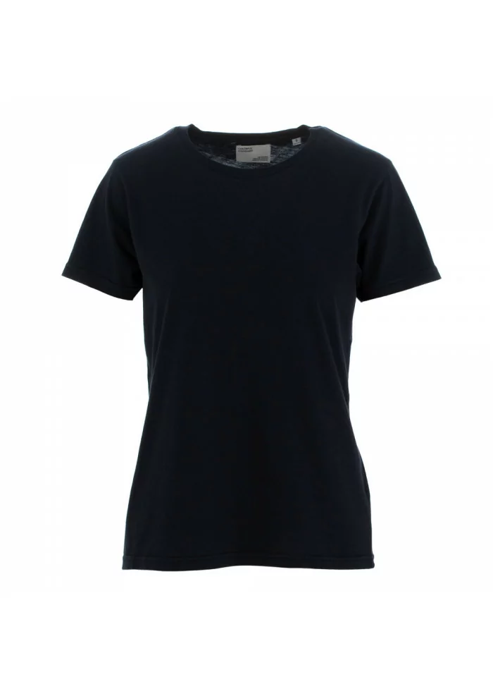 t-shirt donna colorful standard blu navy