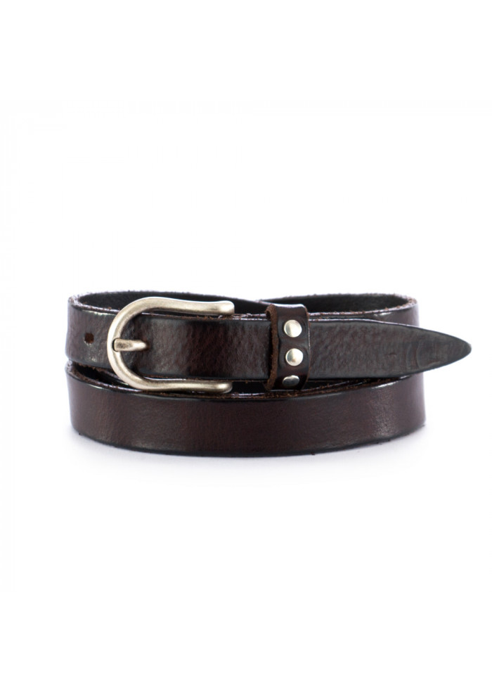 DERNA | WOMEN'S LEATHER BELT DANDY STREET | CN15 BROWN WOMEN'S LEATHER BELT DANDY STREET | CN15 BROWN