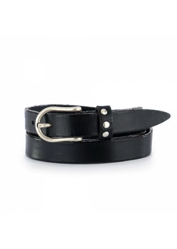 women's leather belt dandy street cn15 black