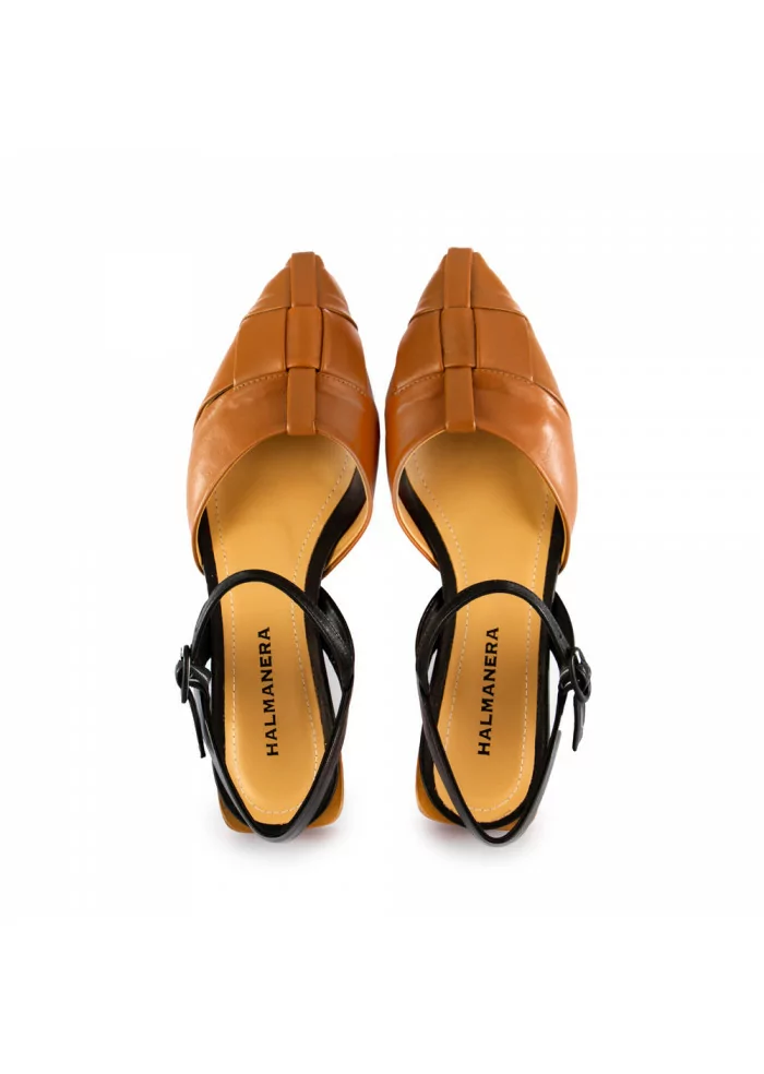 women's sandals halmanera brown black