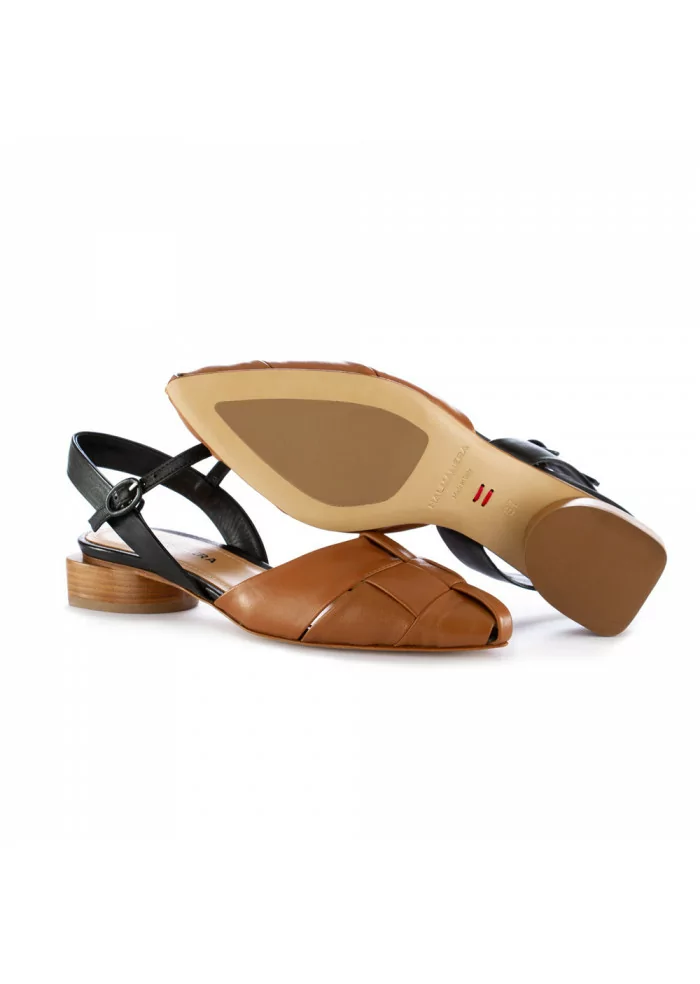 women's sandals halmanera brown black