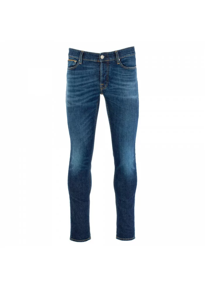 jeans uomo care label blu scuro