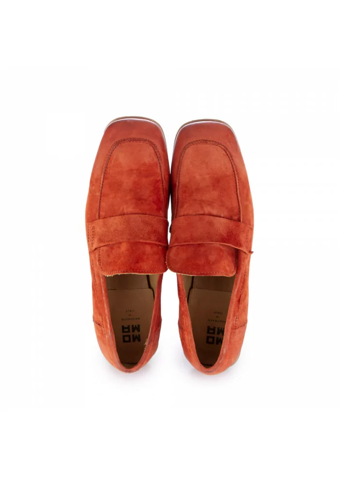 women's loafers moma brick red