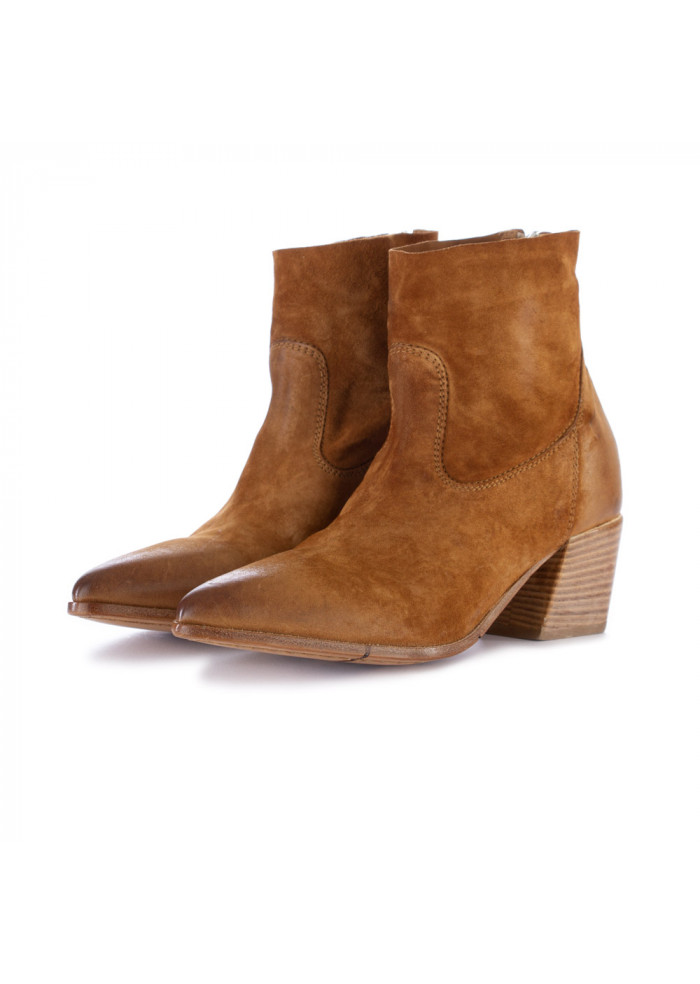 women's ankle boots moma city brown