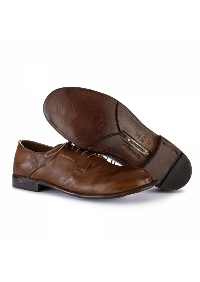 men's lace up shoes lemargo brown