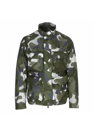 giacca uomo save the duck verde camouflage