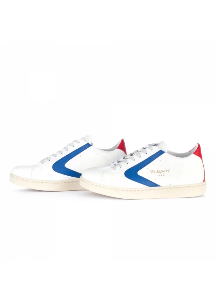 women's sneakers valsport white red blue