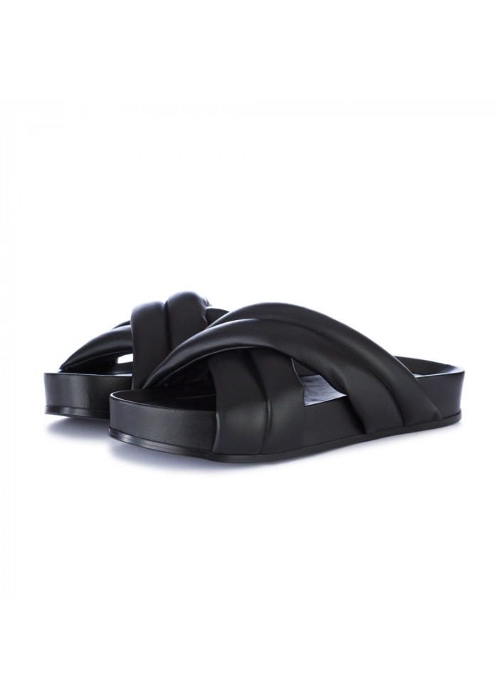 Why Not Sandaletten schwarz Leder D&D Black N234003 **NEU** verschiedene Größen 