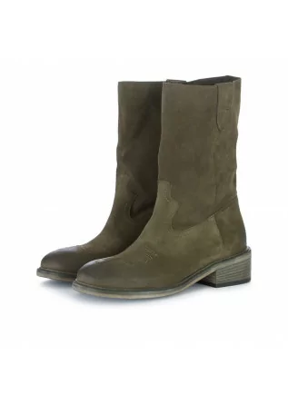 women's boots sofia len velour green