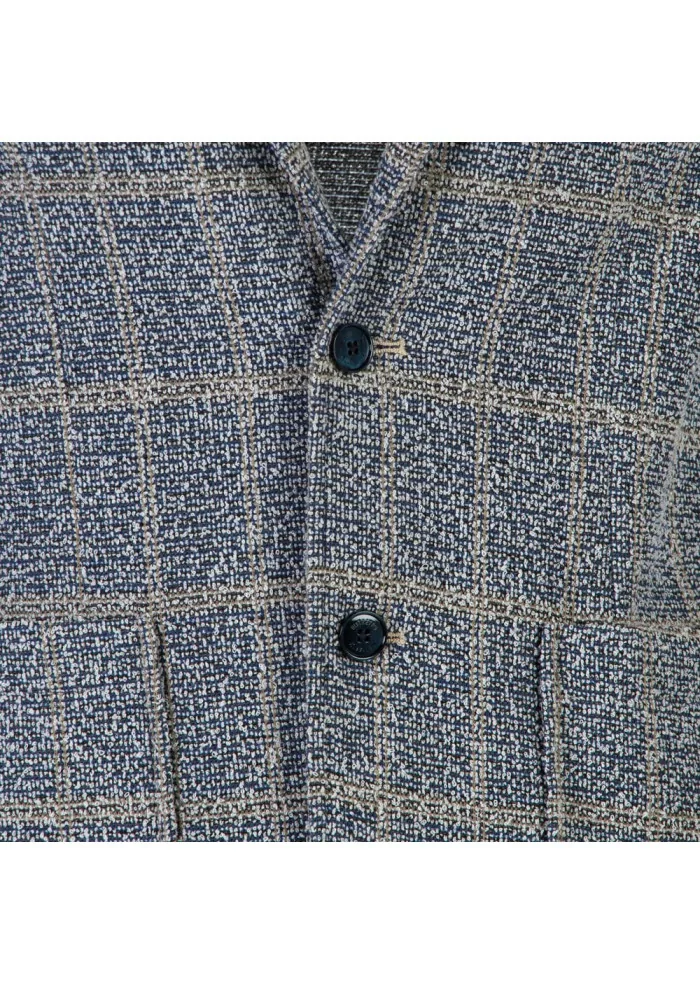 mens jacket distretto12 gauthier blue grey