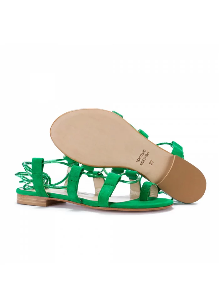 womens sandals positano in love green amalfi