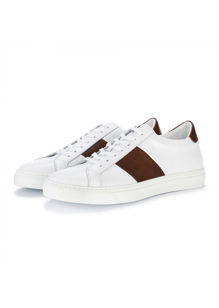 DERNA | MEN'S SNEAKERS MANOVIE TOSCANE | YOSUKE1 WHITE BROWN MEN'S SNEAKERS MANOVIE TOSCANE | YOSUKE1 WHITE BROWN
