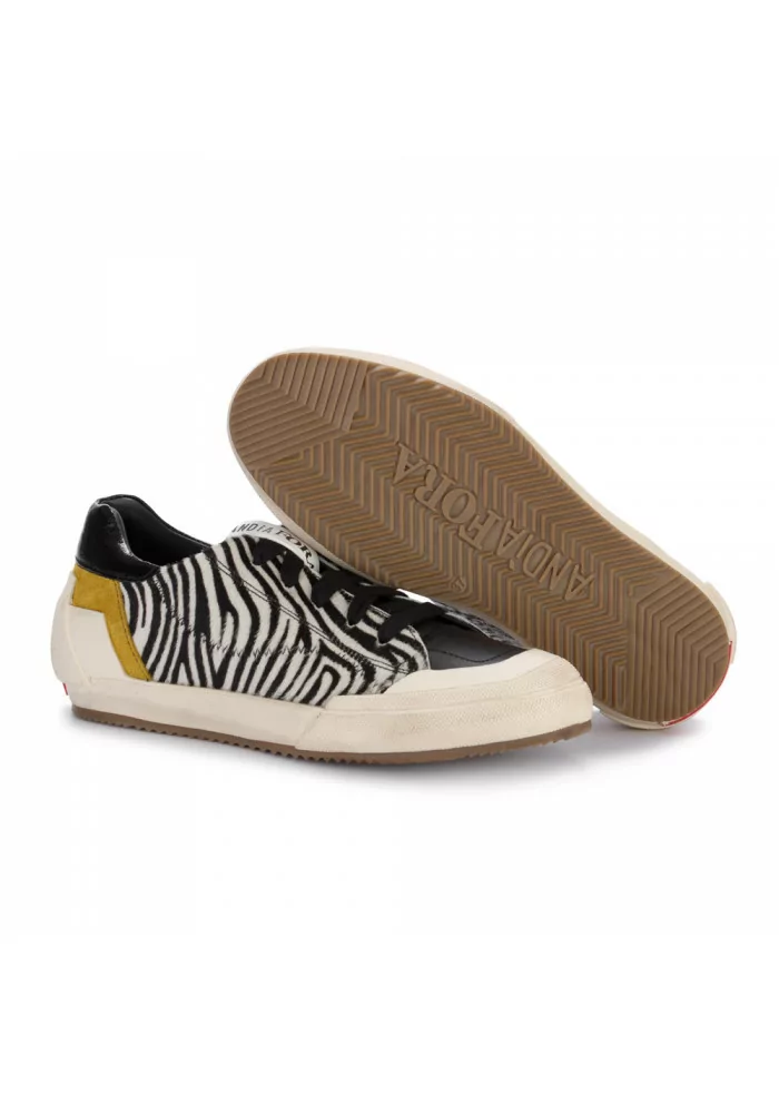 womens sneakers andia fora walu denver zebra