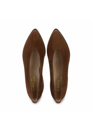 IL BORGO FIRENZE | HEEL SHOES POINTED TOE SIGAR BROWN